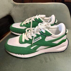 Reebok Forte Racer Sneakers Green Women's Size 8 Classic Shoes